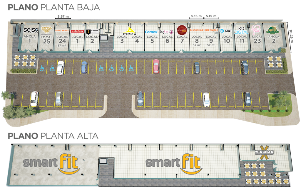 Plano Locatario Plaza Mnadarinas